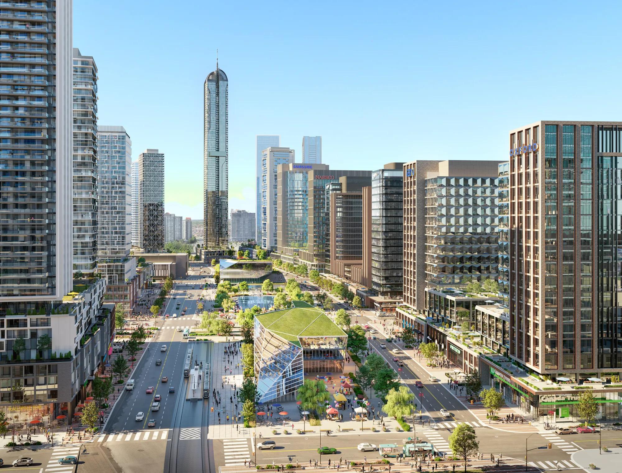 Oxford and AIMCo unveil Square One District, a new 130-acre 35,000-person mixed-use community in heart of downtown Mississauga